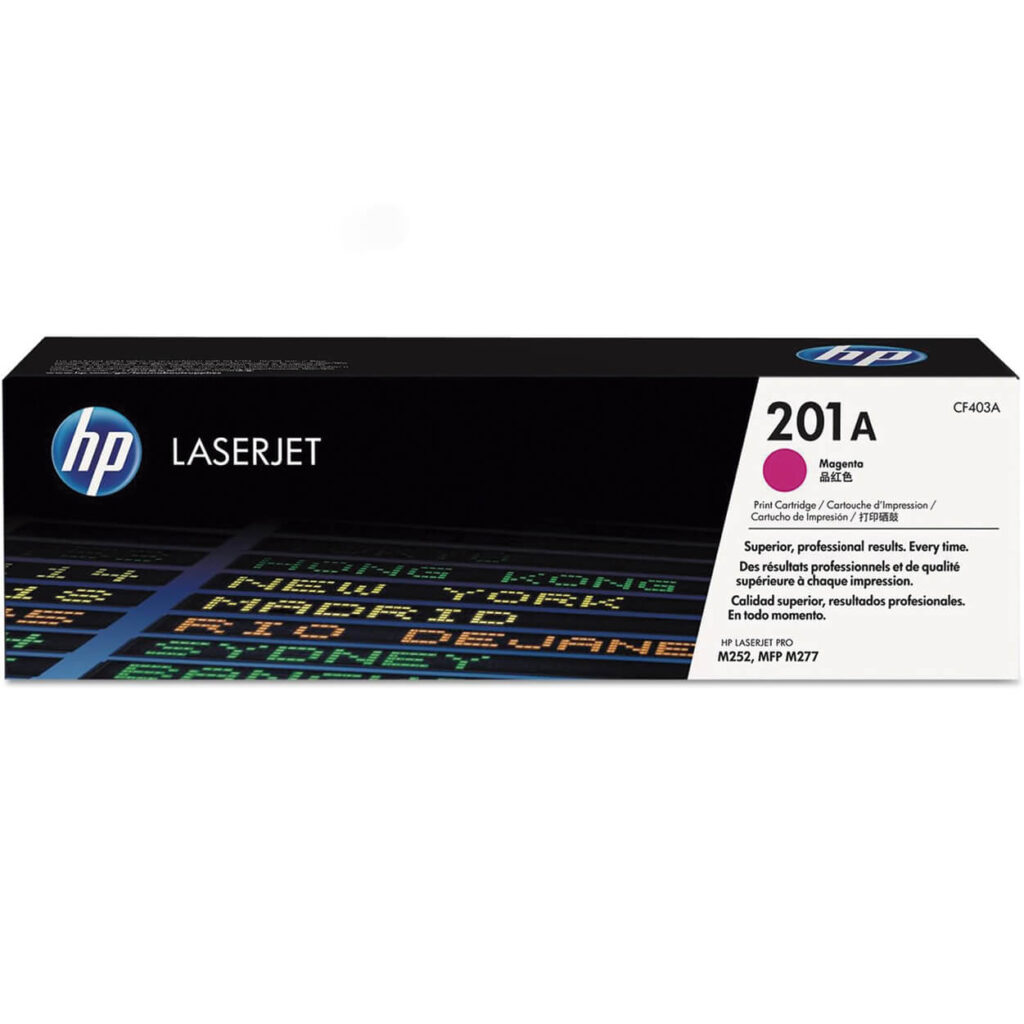 CARTUCHO DE TONER HP 201A MAGENTA CF403A ORIGINAL
