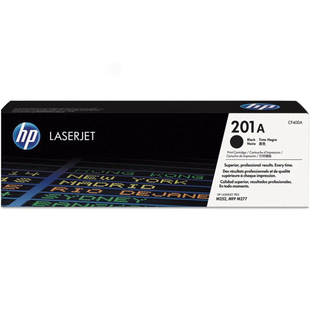 CARTUCHO DE TONER HP 201A NEGRO CF400A ORIGINAL