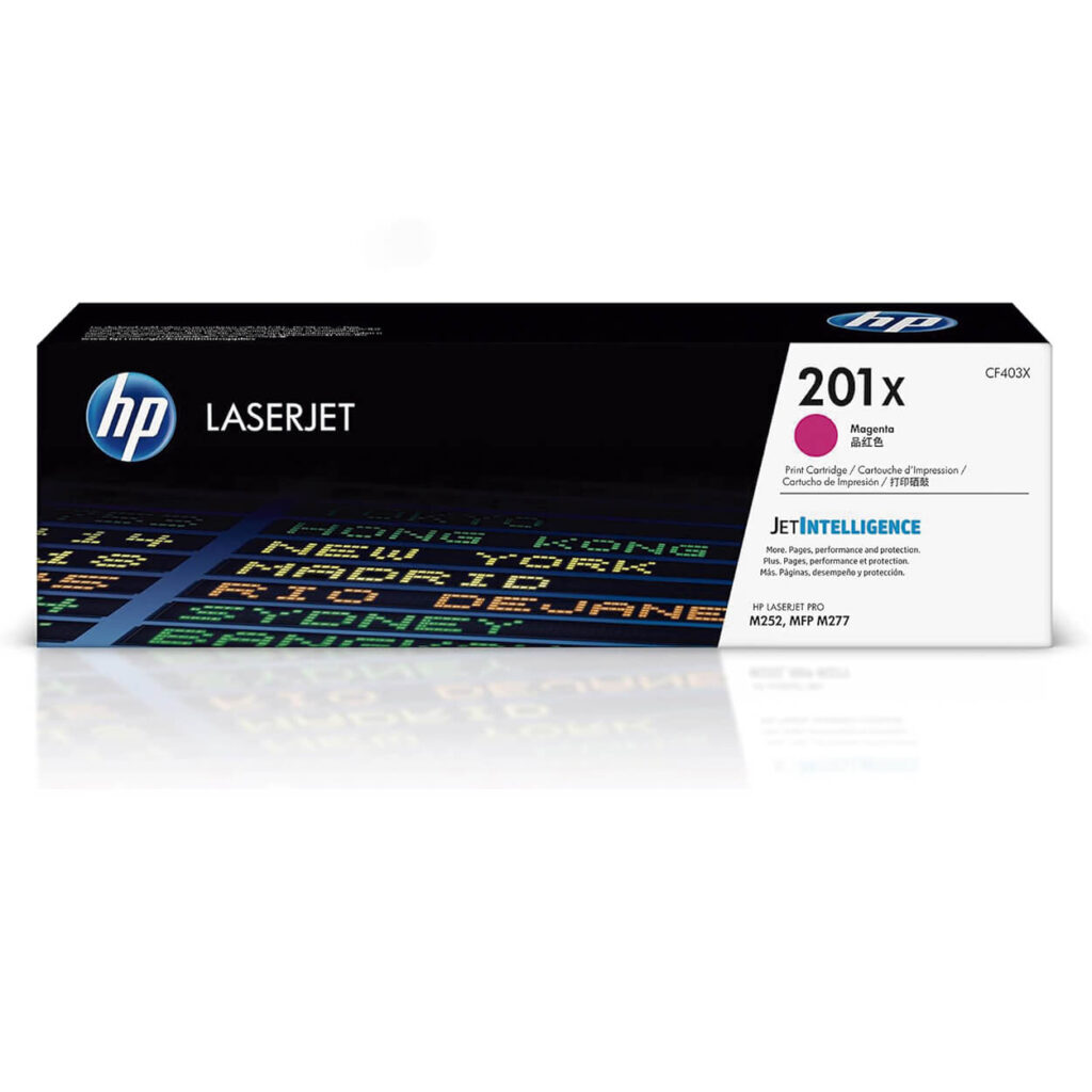 CARTUCHO DE TONER HP 201X MAGENTA CF403X ORIGINAL
