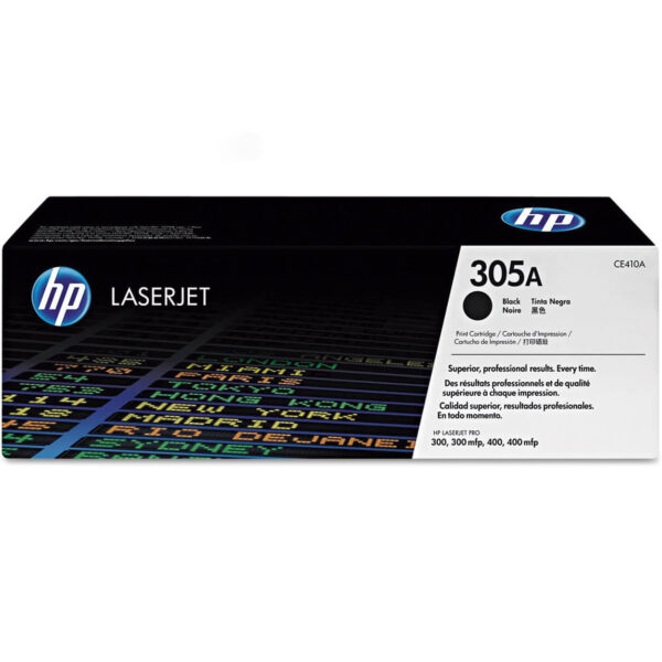 CARTUCHO DE TONER HP 305A NEGRO CE410A ORIGINAL