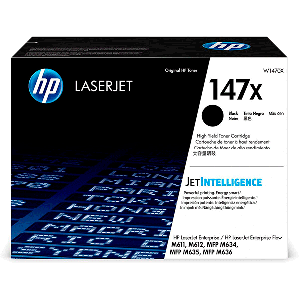 CARTUCHO DE TONER HP 147X W1470X NEGRO ORIGINAL