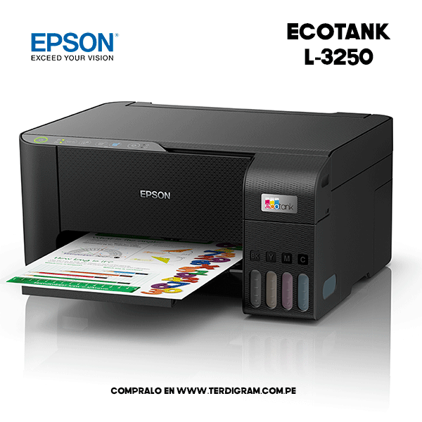 Impresora Multifuncional Epson L3250 Ecotank | Terdigram