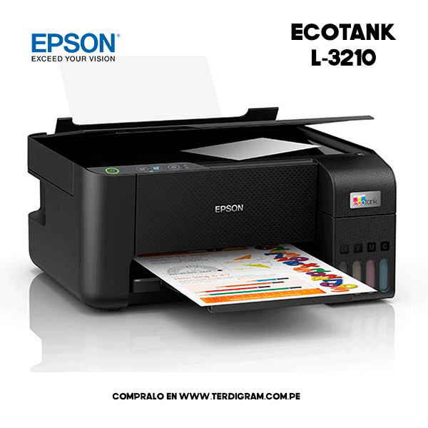 Impresora Multifuncional Epson l3210 Ecotank