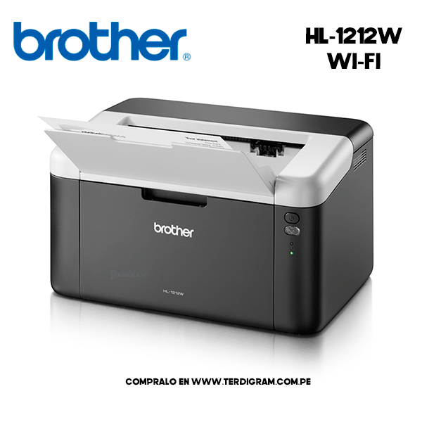 Impresora Brother Laser HL 1212W wi-fi Monocromático