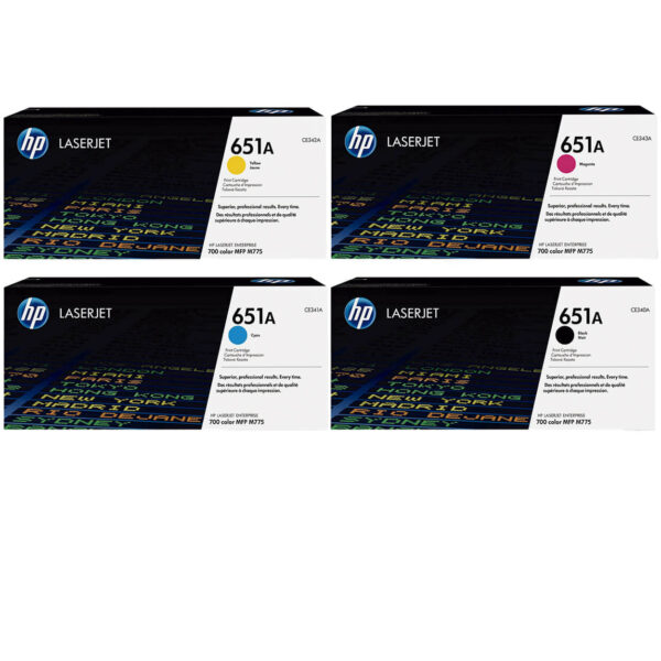 CARTUCHO DE TONER HP 651A CE340A NEGRO ORIGINAL