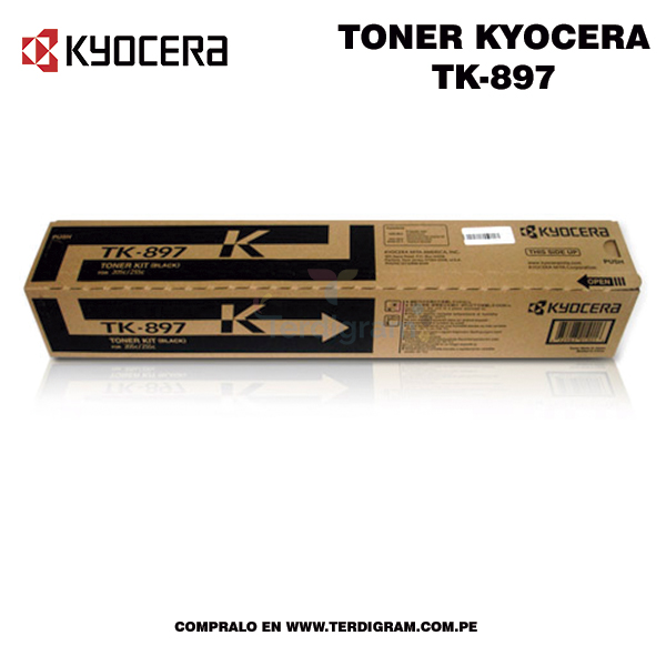 Toner Kyocera TK-897 K Negro 12,000Pg taskalfa 205c/255c