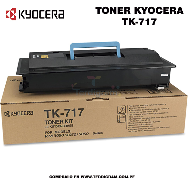 Toner Kyocera TK-717 Black 34,000Pg KM-3050/5050/4050