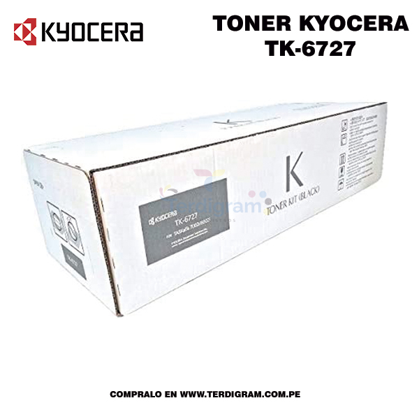 Toner Kyocera TK-6727 Negro 70,000 Pg Taskalfa 8002