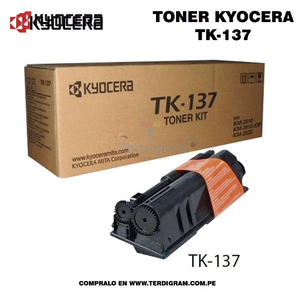 Toner Kyocera TK-137 Negro 7,000Pg KM-2820/2810