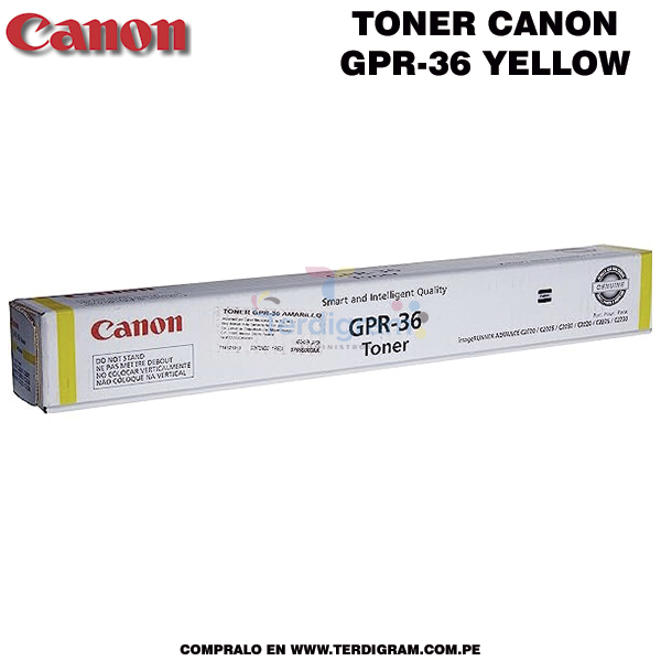 Toner Canon GPR-36 Yellow Original