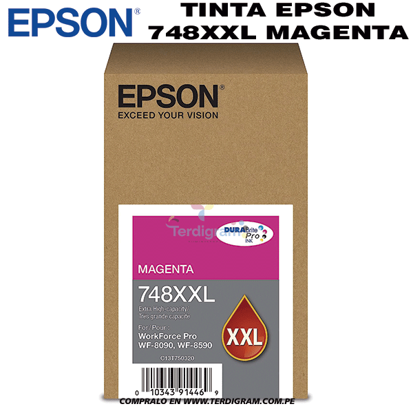 Tinta Epson T748XXL MAGENTA Original