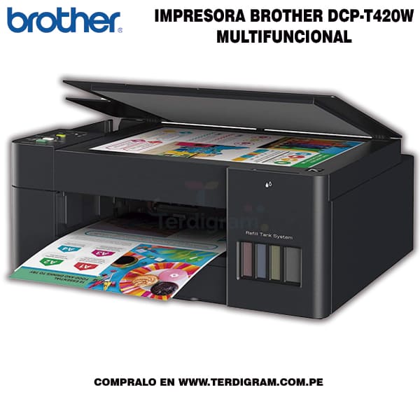 Impresora Brother DCP-T420W Multifuncional