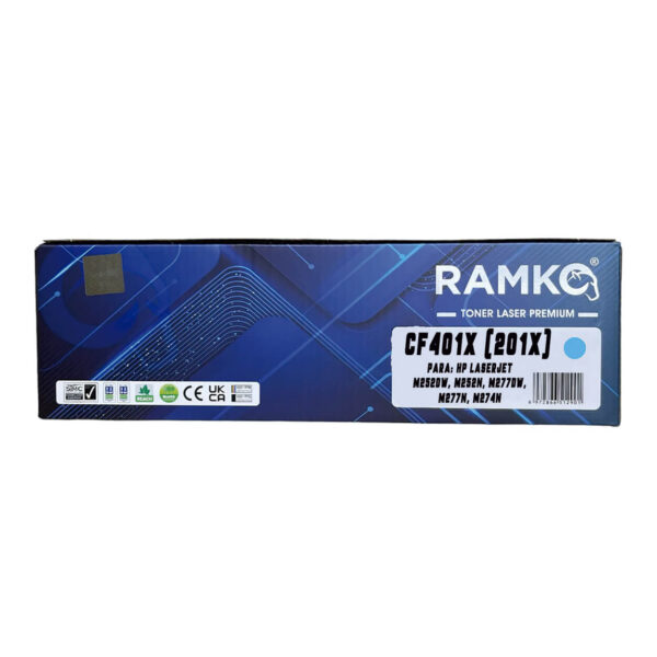 TONER 201X COMPATIBLE CYAN 2,300 PG