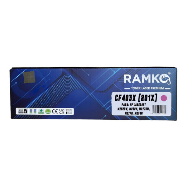 TONER 201X MAGENTA COMPATIBLE CF403X 2,300 PG