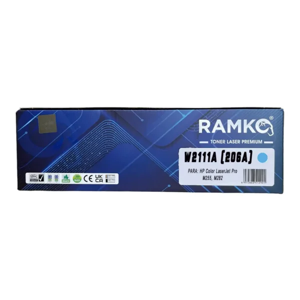 TONER 206A COMPATIBLE CYAN 1,250 PG CON CHIP