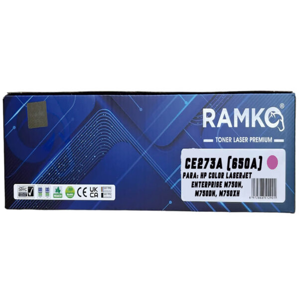 TONER 650A MAGENTA COMPATIBLE CE273A 15,000 PG
